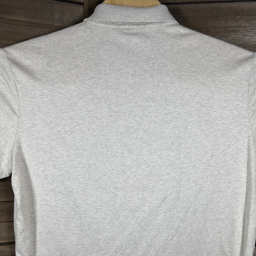 Polo Ralph Lauren Mens Classic Fit Short Sleeve Polo Shirt Heather Gray Large